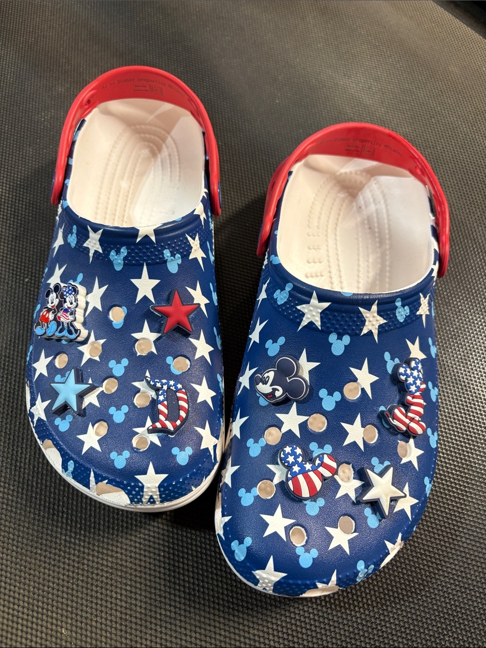 CROCS Women’s Star & Mickey Patriotic Clog - Navy/Red/White